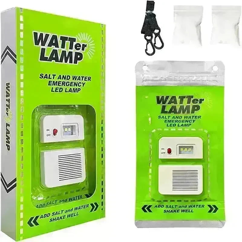 Portable Salt Water Lamp Camping LED - EX-STOCK CANADA