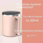 Portable Smart Magnetic Automatic Mixing Coffee Cup Rechargeable Rotating Home Office Travel Stirring Cup - EX-STOCK Canada