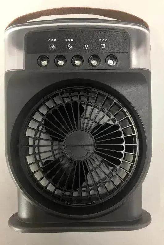 Portable USB Air Conditioner Cooling Fan With 5 Sprays 7 Color Light 600ML Water Tank Spray Mist Air Cooler Humidifiers - EX-STOCK Canada