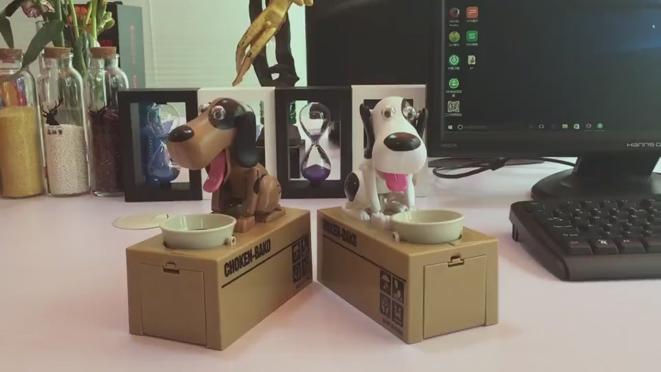 Robotic Dog Coin Bank – Interactive Piggy Bank for Kids (6 Colours)