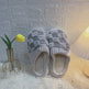 Plaid Plush Slippers Women's Indoor Plush Home Slippers Soft Sole Thick Non-Slip Warm House Shoes Couple Autumn And Winter - EX-STOCK Canada