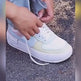 Press Lock Elastic No-Tie Shoelaces – 8MM Flat Widened Laces for Sneakers, Kids & Adults