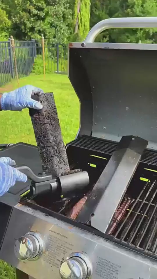 Electric BBQ Grill Brush – 360° Rotating Stainless Steel Cleaner with USB Charging