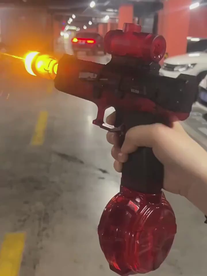 Electric Water Gun for Kids with LED Lights & Simulated Recoil – Automatic Fire Spray Shark MX Summer Outdoor Toy3