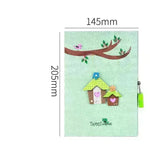 Primary School Student Code Book With Lock Diary Book Reward Gift Prize Boxed Girl Heart Cute Small Notebook - EX-STOCK CANADA