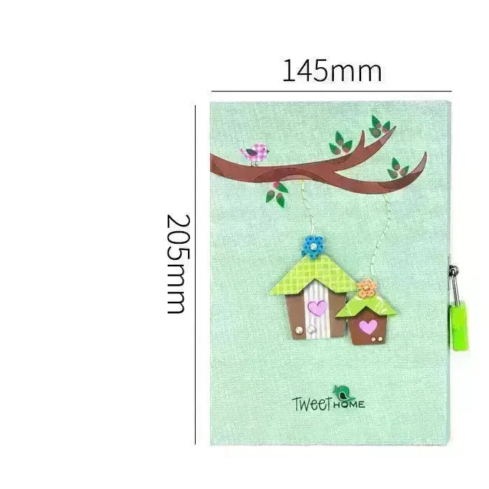 Primary School Student Code Book With Lock Diary Book Reward Gift Prize Boxed Girl Heart Cute Small Notebook - EX-STOCK CANADA