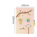 Primary School Student Code Book With Lock Diary Book Reward Gift Prize Boxed Girl Heart Cute Small Notebook - EX-STOCK CANADA
