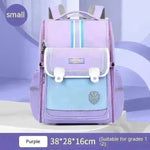 Primary School Student Schoolbag Female Lightweight Burden Alleviation Spine Protection - EX-STOCK CANADA