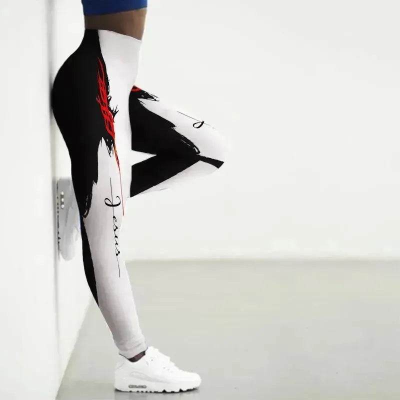 Printed Animal Bodysuit Yoga Pants Gym Wear - EX-STOCK Canada