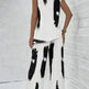 Printed Irregular Top Two-piece Pants Women - EX-STOCK CANADA