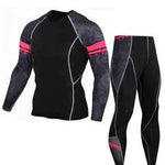 Printed long sleeve gym suit - EX-STOCK Canada