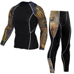 Printed long sleeve gym suit - EX-STOCK Canada
