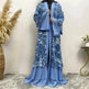 Printed Panel Top Robe Abaya Dress for Arab Dubai Turkey Middle East Women - EX-STOCK Canada