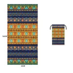 Printed Swim Microfiber Beach Towel - EX-STOCK CANADA
