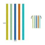 Printed Swim Microfiber Beach Towel - EX-STOCK CANADA