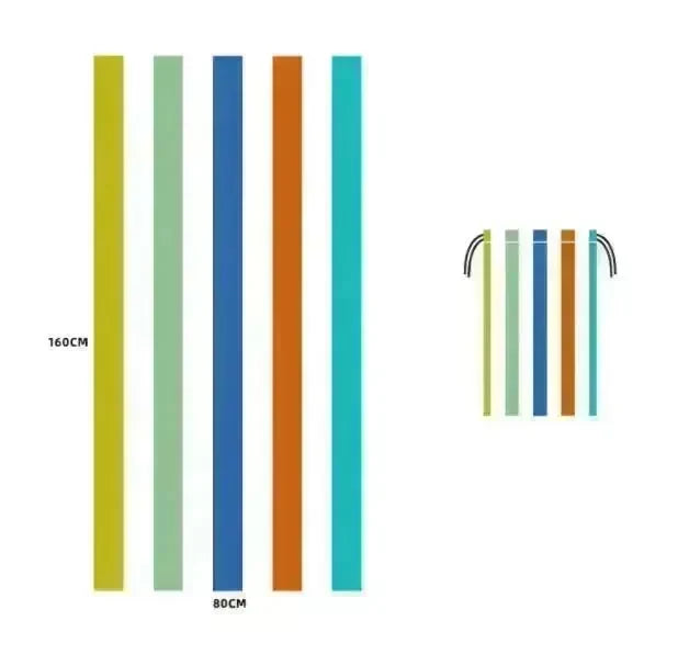 Printed Swim Microfiber Beach Towel - EX-STOCK CANADA