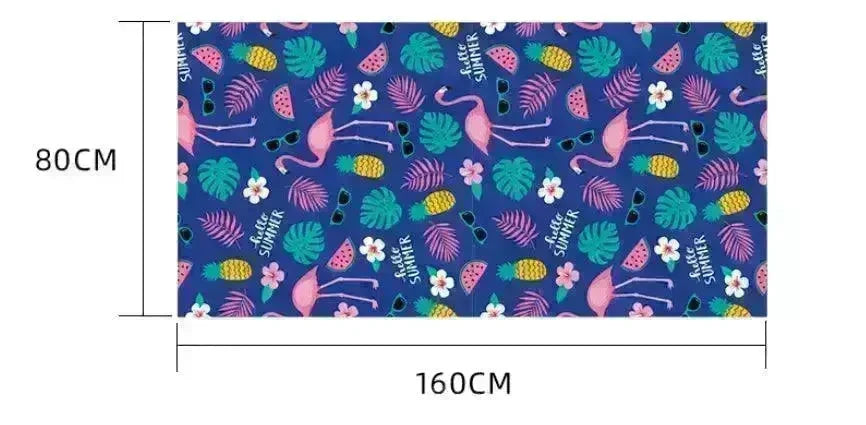 Printed Swim Microfiber Beach Towel - EX-STOCK CANADA