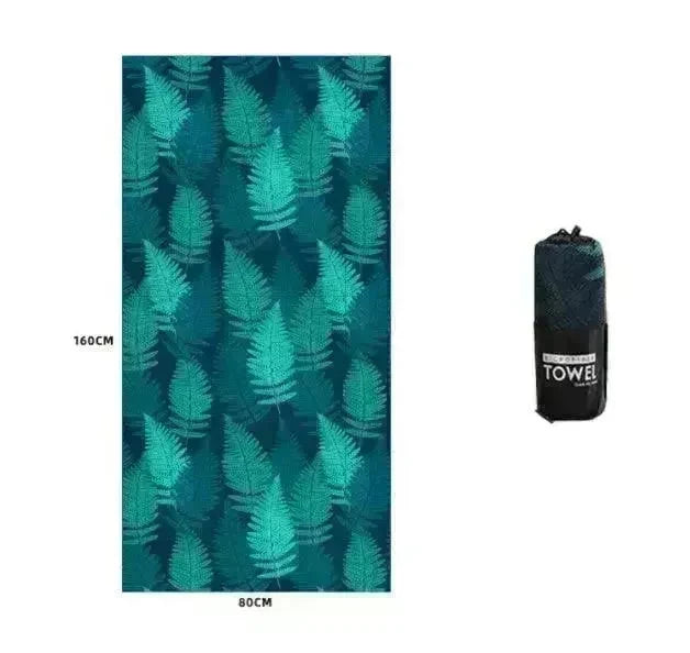 Printed Swim Microfiber Beach Towel - EX-STOCK CANADA