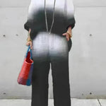 Product Women's Clothes Fashion Cotton Linen Gradient Two-piece Set - EX-STOCK CANADA