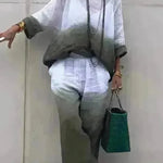 Product Women's Clothes Fashion Cotton Linen Gradient Two-piece Set - EX-STOCK CANADA