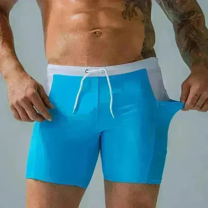 Professional Swimming Trunks With Side Pockets - EX-STOCK CANADA