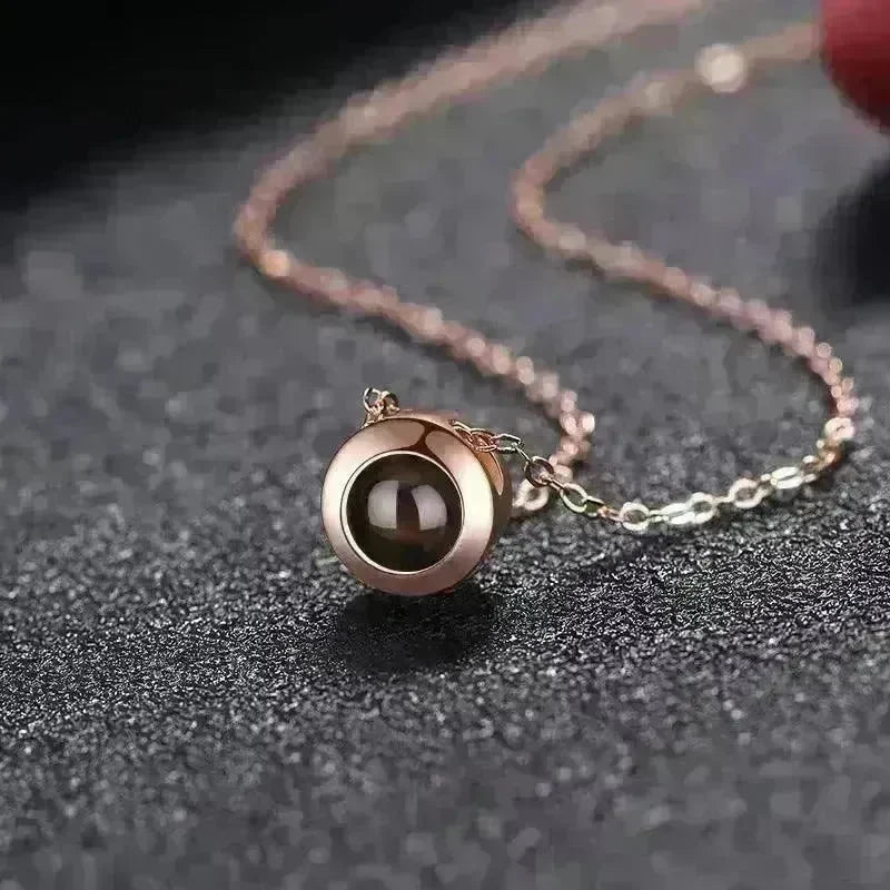 Projection Necklace In 100 Languages I Love You - EX-STOCK CANADA