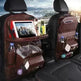 PU Leather Car Storage Bag Multifunction Seat Back Tray Hanging Bag Waterproof Car Seat Organizer Automotive Interior Accessories - EX-STOCK CANADA