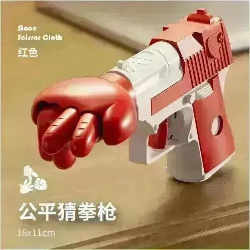 Punch Gun Rock, Paper, Scissor Game Props Decompression Kids Fun Toy - EX-STOCK CANADA