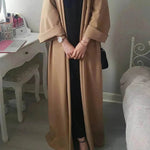 Pure Color Cardigan Spot Middle East Cardigan Dubai Robe - EX-STOCK Canada