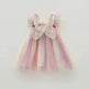 Rainbow Butterfly Wings Mesh Girl Dress - EX-STOCK CANADA