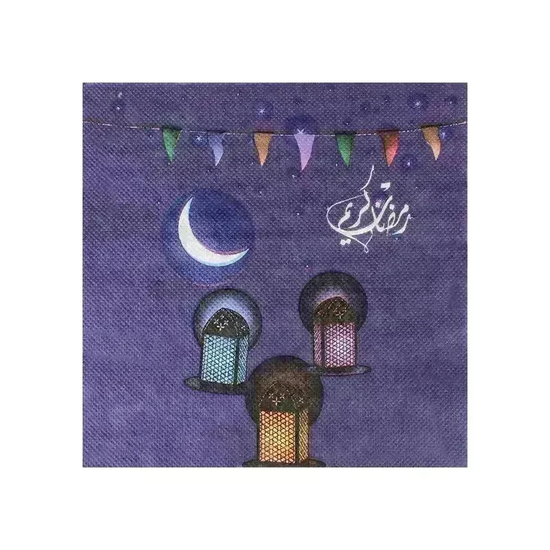 Ramadan Color Disposable Printing Napkins - EX-STOCK CANADA