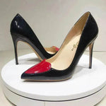 Red Love Pointed High Heels Stiletto Pumps Single Shoes - EX-STOCK Canada