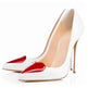 Red Love Pointed High Heels Stiletto Pumps Single Shoes - EX-STOCK Canada