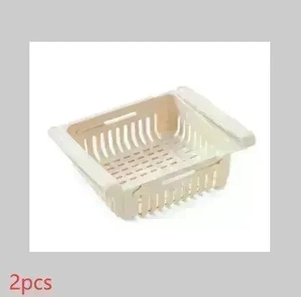 Refrigerator Telescopic Storage Basket - Modern and Stylish Organization - EX-STOCK CANADA