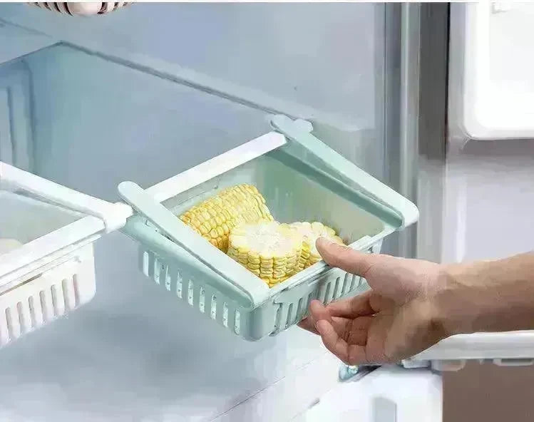 Refrigerator Telescopic Storage Basket - Modern and Stylish Organization - EX-STOCK CANADA