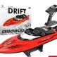 Remote Control Water Summer Toys 24g Competitive Boat Light Speed 25km High Speed Speedboat - EX-STOCK Canada