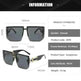 Retro Big Square Rim Glasses Rimless Fashion Sunglasses - EX-STOCK CANADA