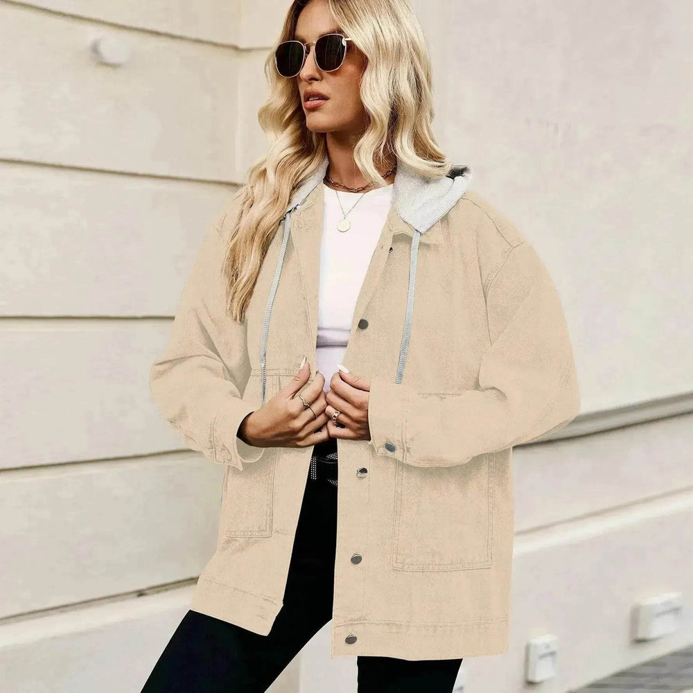 Retro Loose Denim Jacket Top For Women - EX-STOCK Canada