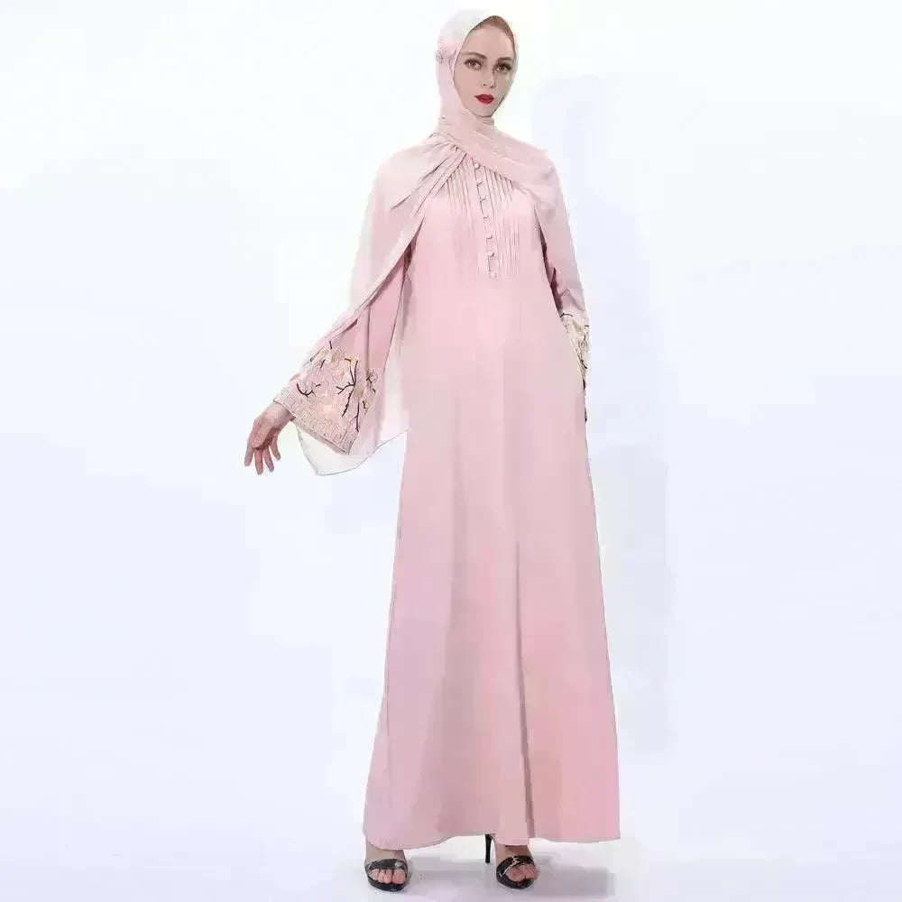 Retro slim Arab women's dress summer - EX-STOCK CANADA