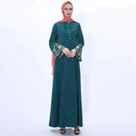 Retro slim Arab women's dress summer - EX-STOCK CANADA