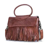 Retro women's messenger Cattle Leather Handbag - EX-STOCK CANADA
