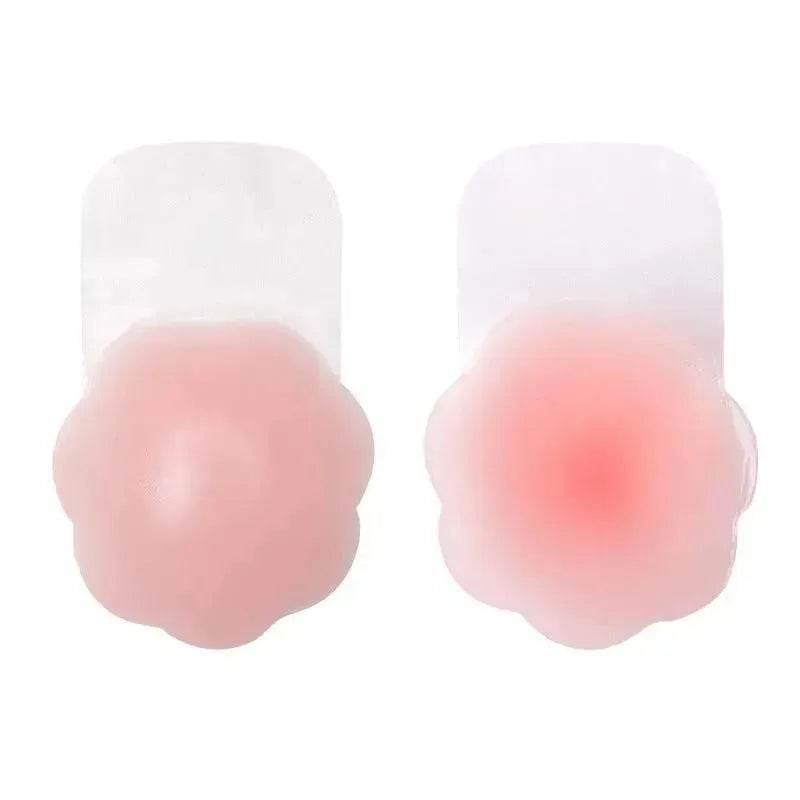 Reusable Self Adhesive Silicone Lift Up Breast Nipple Cover Bra Pad Invisible Breast Petals For Party Dress - EX-STOCK Canada