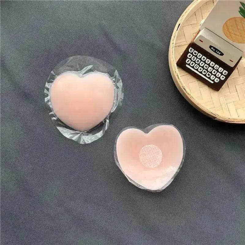 Reusable Self Adhesive Silicone Lift Up Breast Nipple Cover Bra Pad Invisible Breast Petals For Party Dress - EX-STOCK Canada