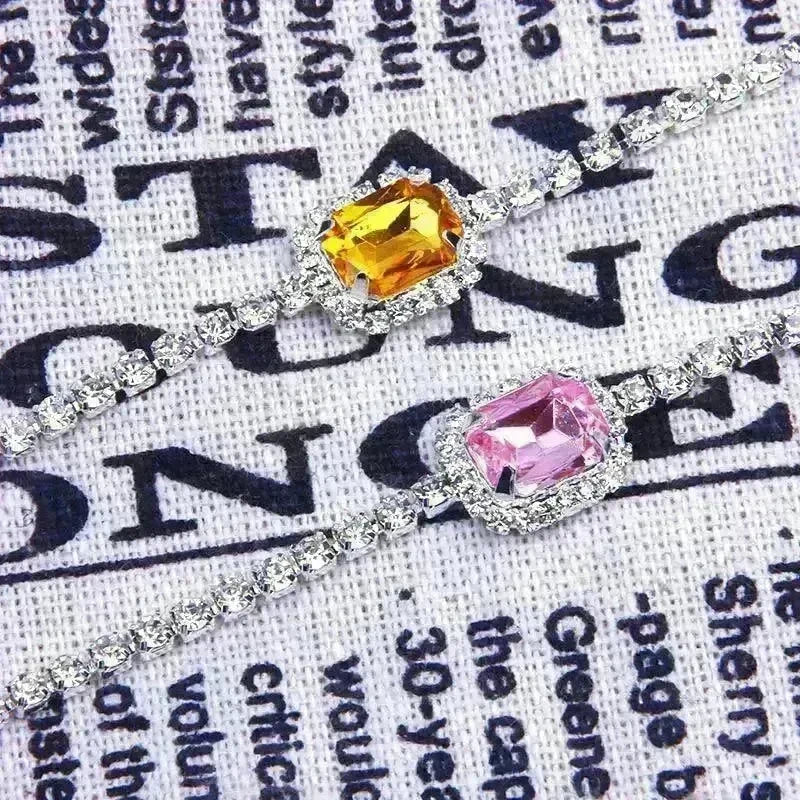 Rhinestone Clavicle Chain Simple Temperament Exquisite Diamond Women Necklace - EX-STOCK CANADA