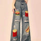 Ripped Jeans Women Loose Straight Wide Leg Oversized Trousers - EX-STOCK Canada