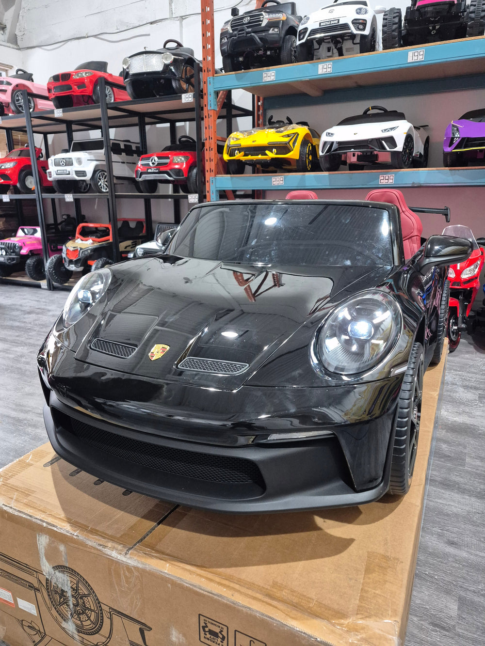 2026 24V Porsche 911 GT3 2 Seater Kids Ride On Car - NEW Silent Motor 