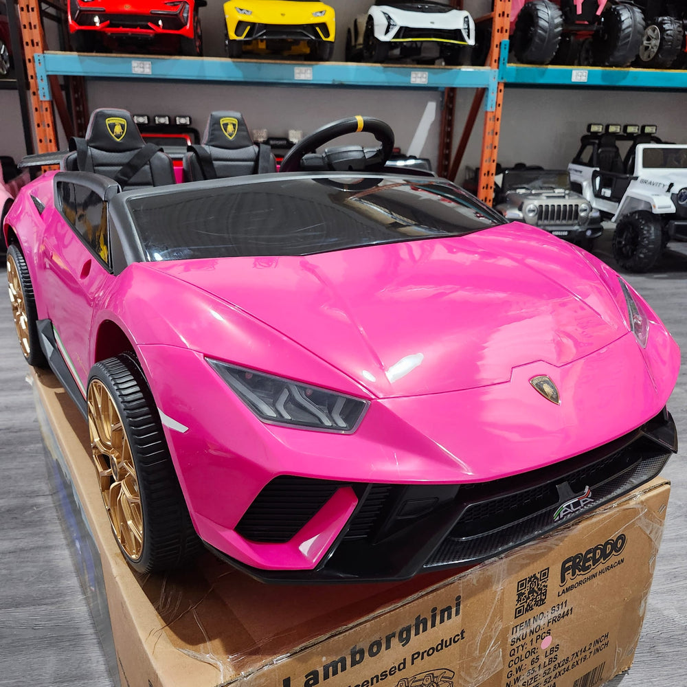 2026 Lamborghini Huracan 24V 2 Seater DELUXE Kids Ride On Car with Remote Control 