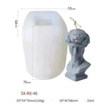 Roman Column Scented Candle Mold - EX-STOCK CANADA
