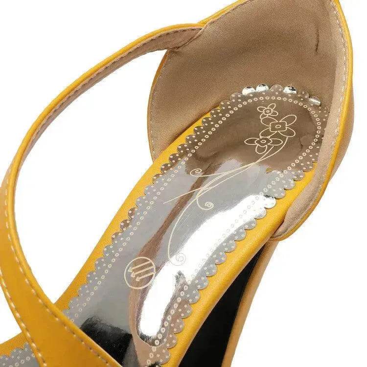 Roman Shoes With Thick Heels For Women Fish Mouth Platform Heel Sandals - EX-STOCK Canada