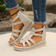 Roman Style Summer Women's Wedge Platform Chunky Sandals for Women - EX-STOCK Canada